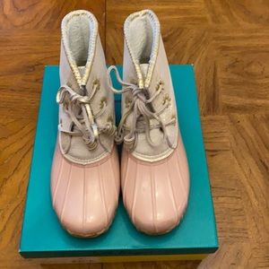 Jack Rogers “Chloe” duck boots - Blush